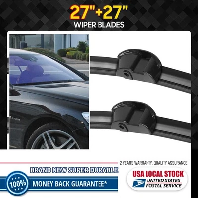 Juego de escobillas limpiaparabrisas de ventana delantera NUEVO para Mercedes-Benz S350 S550 S450 S400 CL600 Foto 1 de 4