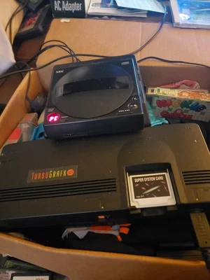 Consola Turbo Grafx 16, CD - Sistema de juegos Super Air Zonk Beyond Shadowgate Foto 1 de 4