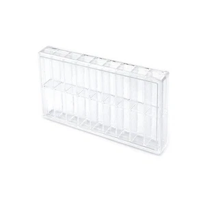 Clear Rectangle 18 Grids Plastic Storage Box Small Parts Storage Containers - Picture 1 of 5