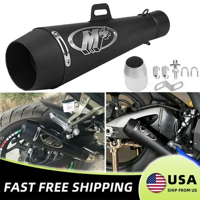 NEW Motorcycle Exhaust Muffler Pipe DB Killer Slip On M4 Exhaust For GSXR 750 US - Image 1 of 4