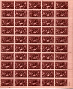 USA Briefmarken # 949 3 Cent Ärzte Bogen mit 50 Marken - Bild 1 von 1