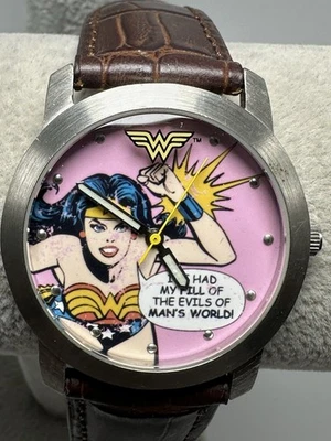 Reloj Armitron Mujer Maravilla 880/002 DC Comics 36 mm Batería Nueva 8,25" Raro N56 Foto 1 de 4