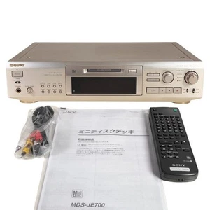 SONY MDS-JE700 MD Recorder Deck with Remote Tested Cleaned Japan - Picture 1 of 10