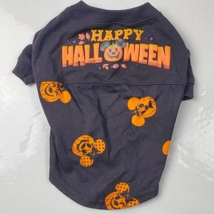 NEW Disney Tails Pet Spirit Jersey Happy Halloween Mickey Size: XS Fall Leaves - Picture 1 of 8
