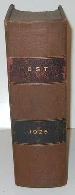 1926 QST AMATEUR RADIO MAGAZINE 12 MONTH BOUND YEAR - Image 1 of 4