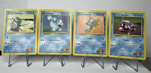 Misty’s Horsea/Poliwag /Seel/Shellder  86/132 87/132 88/132 89/132 - Picture 1 of 2