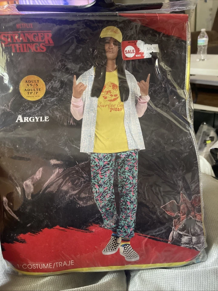 Disfraz de Halloween Stranger Things Argyle para hombre XS/S adulto nuevo Foto 1 de 1