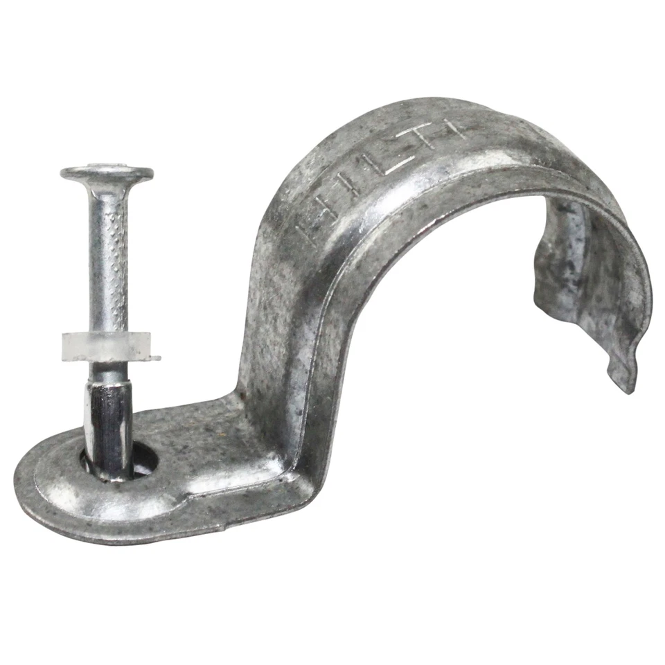 HILTI X-EMTC 00335124 ZF27P8TH-1 1" EMTC CLIPS DE CONDUCTO DE PARED DELGADA, PAQUETE DE 50 Foto 1 de 1