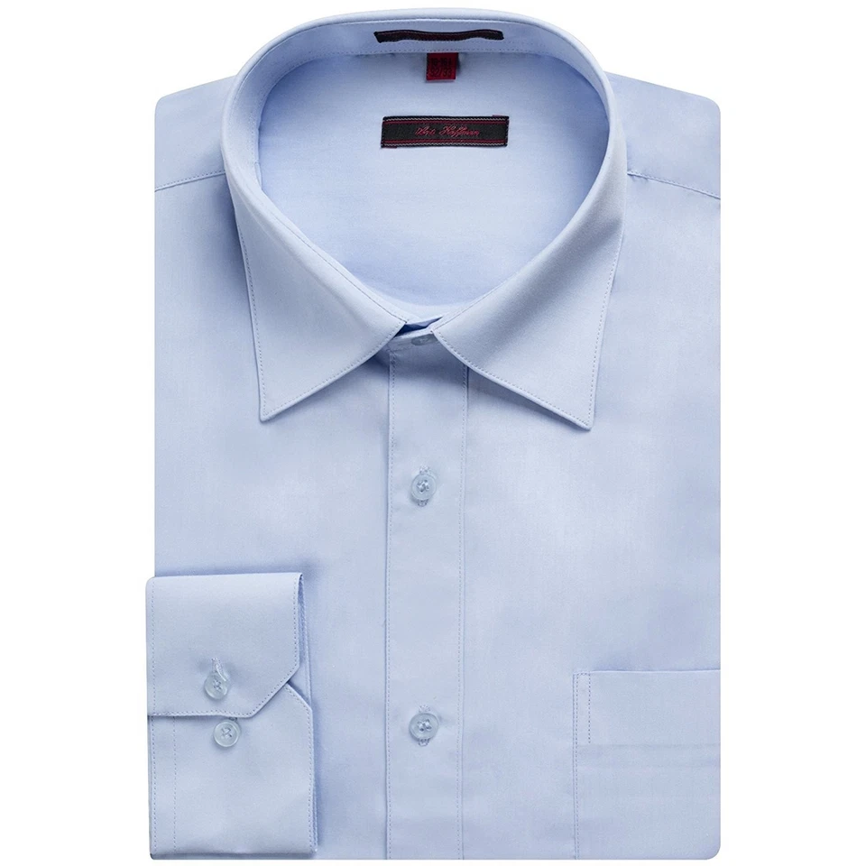 Art Hoffman Men's Regular Fit Long Sleeve Solid Dress Shit  - Image 1 of 1