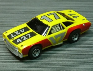 SLOT CAR anni 70 AuRoRa AFX Chevelle Stocker giallo/rosso ruNNer VINTAGE HO - Foto 1 di 9