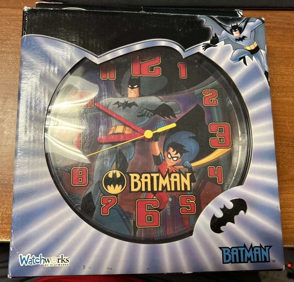 DC Batman Wall Clock Analog Display New Watchworks - Image 1 of 1