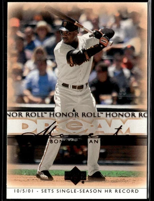 Barry Bonds 2002 Upper Deck Honor Roll #54 San Francisco Giants - Image 1 of 2
