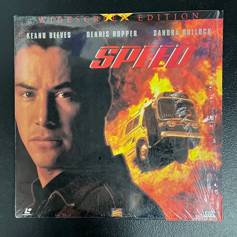 Speed (1993) LASERDISC Keanu Reeves Sandra Bullock Widescreen Edition Read Notes - Image 1 of 1