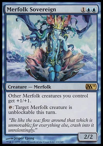 MTG MERFOLK SOVEREIGN - SOVRANA DEI TRITONI - M10 - MAGIC - Imagen 1 de 1
