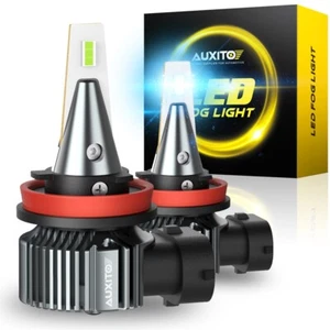 Kit de luces antiniebla AUXITO LED H11 H9 H8 bombillas de circulación diurna azul/ámbar/blanco - Imagen 1 de 19