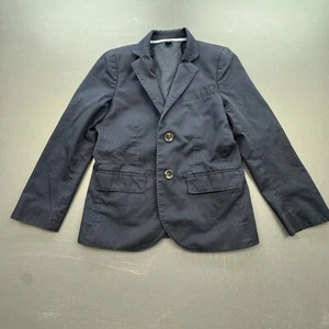 Crewcuts Ludlow Blazer Boys 8 Navy Blue Two Button Dress Jacket Duca Visconti - Picture 1 of 10