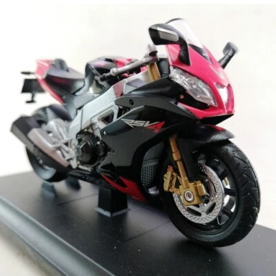 aprilia RSV4 FACTORY Motorcycle Die-cast Model Welly 1:18 Scale Toy Collection 3 - Image 1 of 4