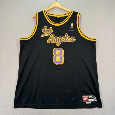 Camiseta deportiva vintage Kobe Bryant #8 Los Angeles Lakerse para hombre 2XL XXL negra Nike Y2K Foto 1 de 4