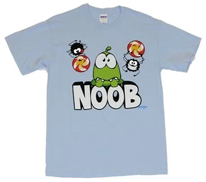 Cut the Rope Adult New T-Shirt - On Nom Calls You A Noob on Baby - Picture 1 of 1