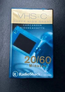 Radio Shack VHS-C Camcorder Videokassette 44-468 (20/60 Minuten) hervorragendes Bild - Bild 1 von 1