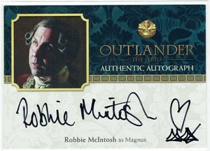 Outlander Season 2 2017 Auto Autograph RMC Robbie McIntosh as Magnus INSCRIPTION - Picture 1 of 1