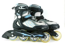 Bladerunner Rollerblades Pro80 Blue Gray Men's Size 8 Inline Skates 80Mm Max Whe