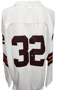 Jim Brown signiertes handsigniertes Cleveland Browns XL Trikot mit COA #32 HOF - Bild 1 von 3