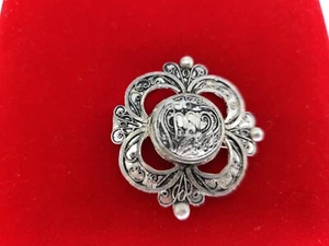 BROCHE AFRIQUE DU NORD ARGENT - Picture 1 of 2
