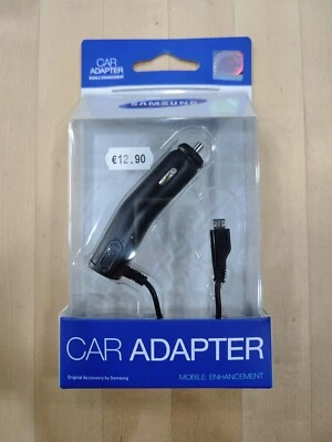 Samsung Carica batteria da Auto Car Adapter Caricabatterie MicroUSB ACADU10CBE - Immagine 1 di 2