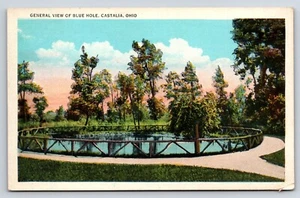 Postal vista general de Blue Hole, Castalia, Ohio - Imagen 1 de 2