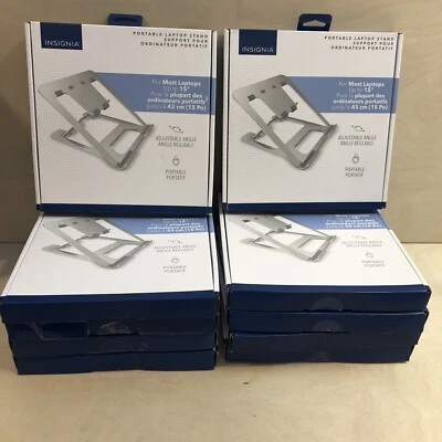 Lot 10X Insignia Portable Adjustable Laptop Stand - 13 15'' Macbook Pro Air / PC - Image 1 of 4