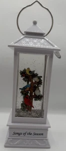 Bradford Exchange Songs of the Seasons Illuminated Songbird Waterglobe - Picture 1 of 9
