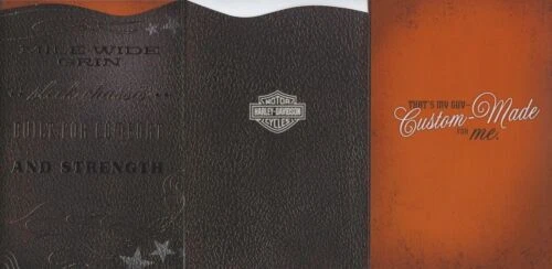 Hallmark Harley Davidson Anniversary Card For Man: My Custom-Made Guy--FREE S&H! - Image 1 of 1