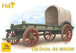 HAT Industrie 8286 1:72 Colonial Ox drawn Wagon (3 wagons per box) - Picture 1 of 2