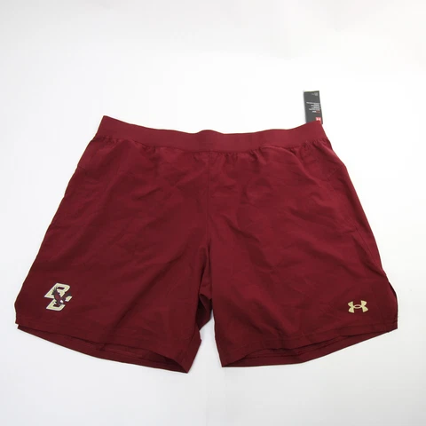 Boston College Eagles Under Armour HeatGear Athletic Shorts Men's Used Cover