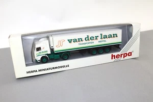 Herpa Modell LKW Scania 360 Sattelzug van der laan Meppel 141918 1:87 H0 OVP NOS - Picture 1 of 3