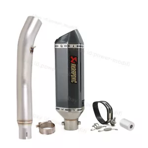 Silenciador deflector de tubo de enlace medio sistema de escape deslizable para Honda CBR250R 2011-2016 - Imagen 1 de 14