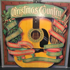 Country Christmas Holiday VARIOUS ARTISTS Stereo Vinyl Lp PROMO Record - Picture 1 of 6