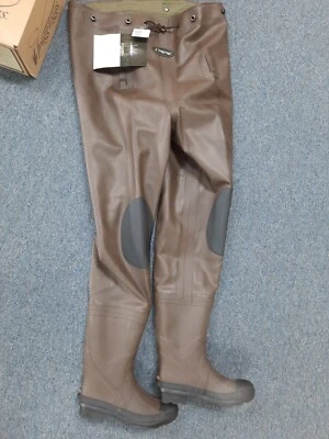 Vadeadores de goma Frogg Toggs Classic II para hombre talla 10 marrón con tacos Foto 1 de 4