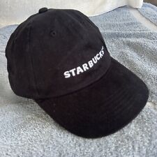 Starbucks Coffee Work Hat Adult  Black Adjustable Latte Cappuccino Employee y2k