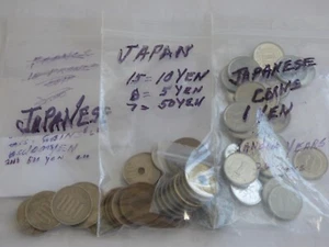Lot 56 japanische Münzen zufällige Jahre - Bild 1 von 3