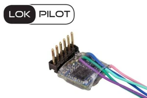 ESU 59857 LokPilot 5 Micro Decoder 6-pol Direkt gewinkelt DCC RailCom *NEU OVP* - Picture 1 of 1