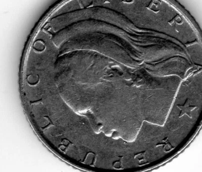 Africa: Liberia 10 Cents 1977 - Image 1 of 2