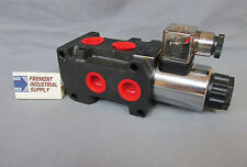 Hydraulic solenoid operated selector diverter valve 12 volt DC