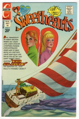 Charlton Sweethearts #126 1972 7.5 VF- OW/W mostly White pages. Nice! - Image 1 of 2