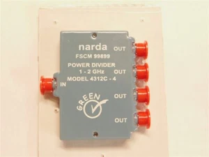 Narda 4312C Octave Band 1-2GHz 10W 4-Way Power Divider NEW - Picture 1 of 1