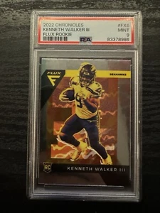2022 Panini Chronicles Flux Rookie Kenneth Walker III No. FX-6 PSA9 SEAHAWKS  - Picture 1 of 3