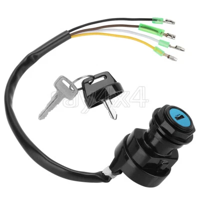 Interruptor de encendido con 2 llaves para Kawasaki Bayou 185 KLF185A 1985 1986 1987 1988 Foto 1 de 4