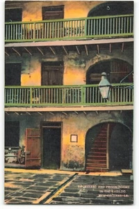 Courtyard and Prison Rooms In The Cabildo, New Orleans, LA VTG Postcard SK2. - Picture 1 of 2