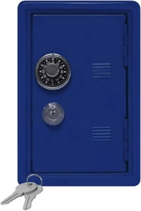 Kid's Coin Bank Locker Safe with Single Digit Combination Lock and Key - 7” High - Picture 1 of 3